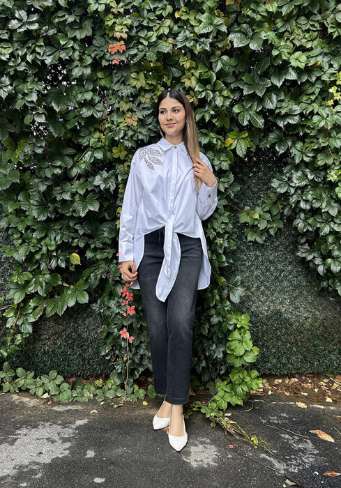 MaQ Design Tedy Gömlek BEYAZ - 1