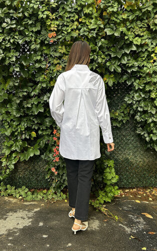 MaQ Design Tedy Gömlek BEYAZ - 4