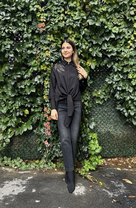 MaQ Design Tedy Gömlek SİYAH - 1