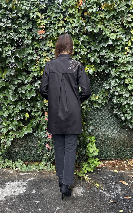 MaQ Design Tedy Gömlek SİYAH - 4