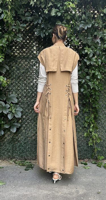 Maq Desing Rode Yelek SÜTLÜ KAHVE - 5