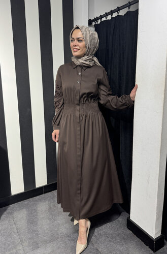 MaQ Diago Elbise KAHVE