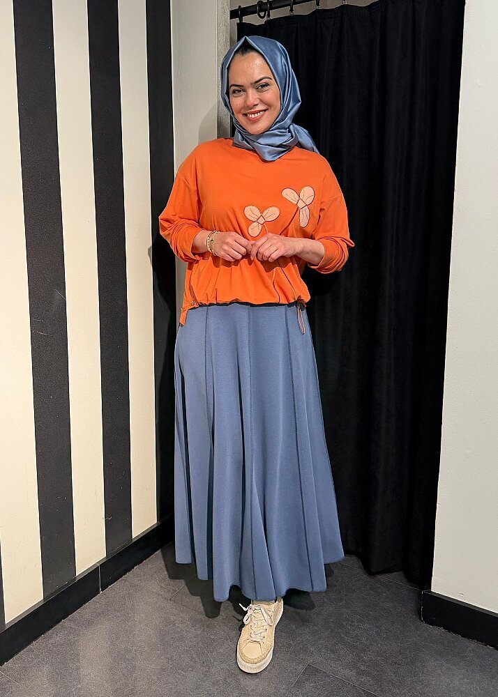 MaQ Gül Bluz ORANGE