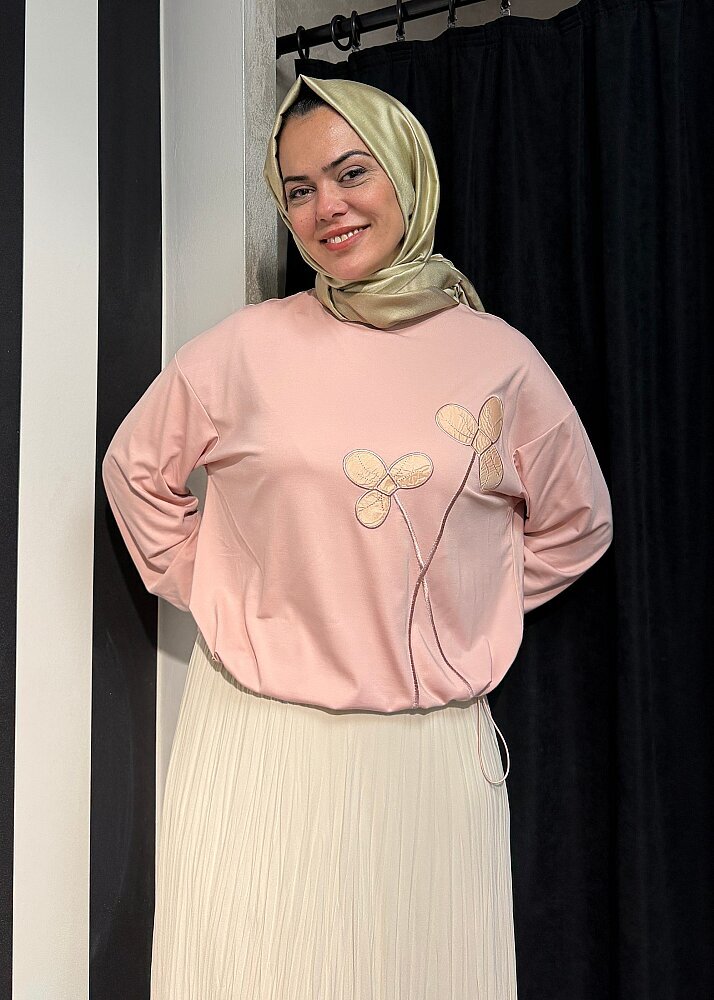 MaQ Gül Bluz Pink (1)