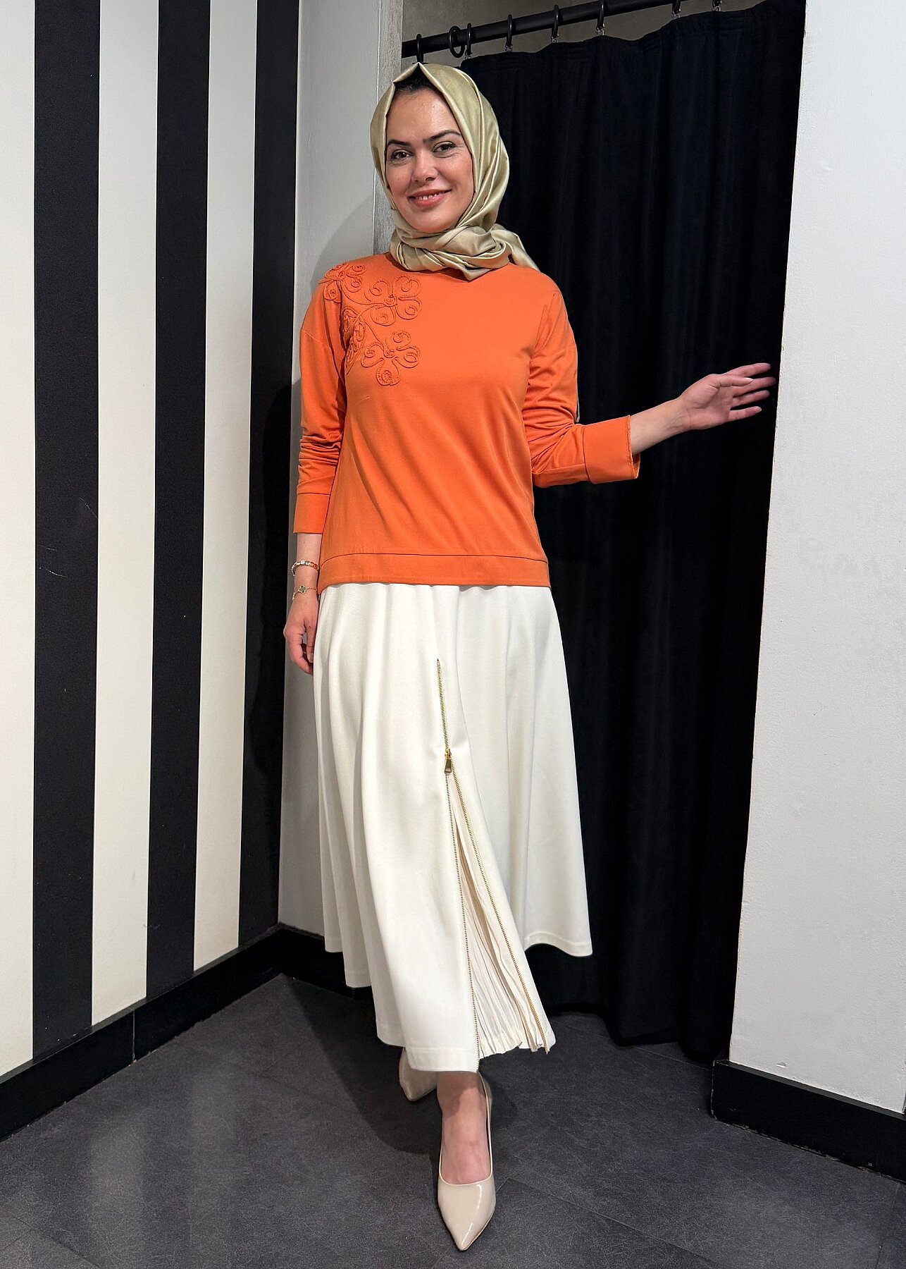MaQ Nur Bluz ORANGE - 1