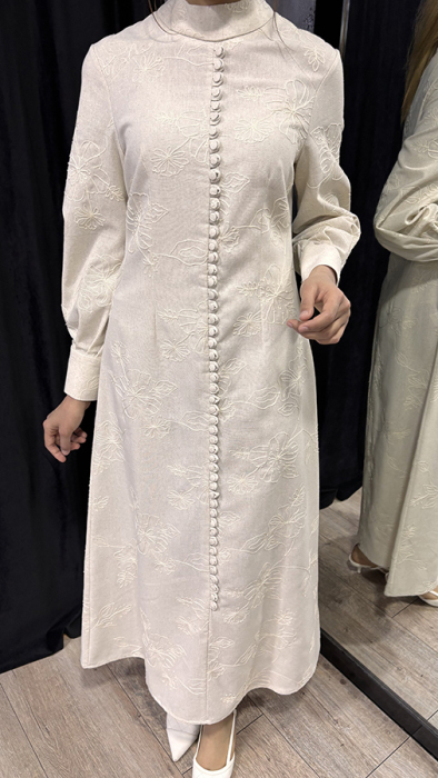 MaQ Rosa Elbise Kemik - 3