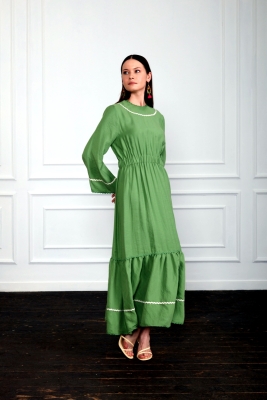 MaQ Yeşil Shery Elbise YEŞİL