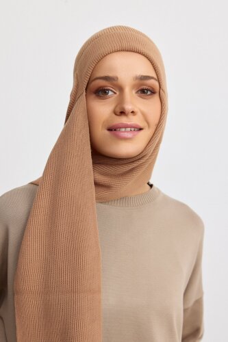 MerWish Atkılı Bere CAMEL - 2
