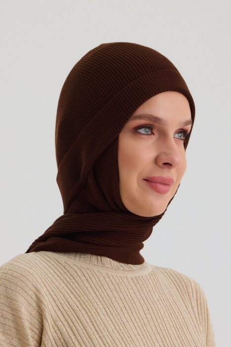 MerWish Atkılı Bere KAHVE - 2