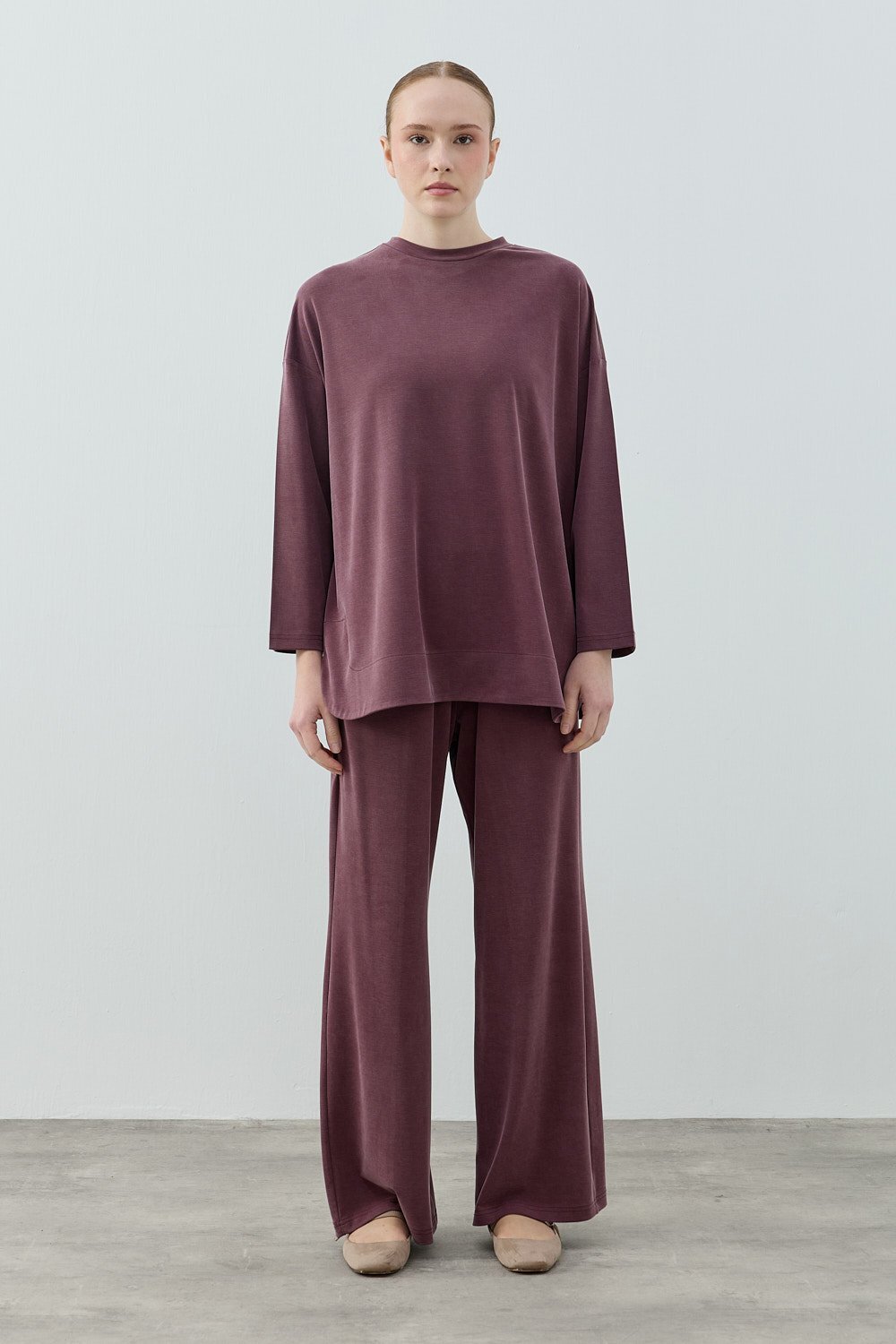 MerWish Bambu Comfi Takım BORDO - 1