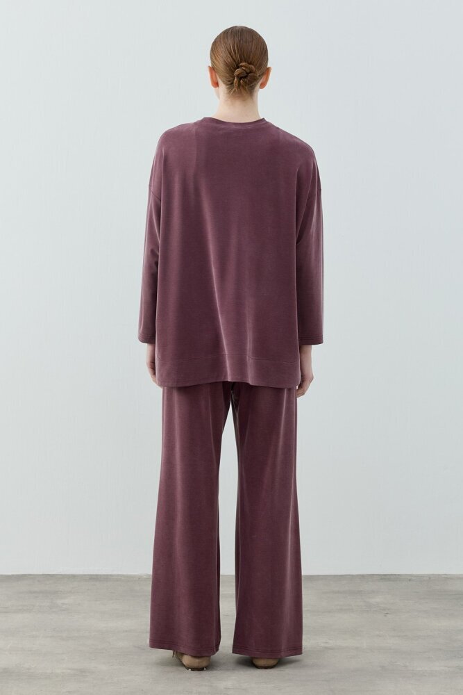 MerWish Bambu Comfi Takım BORDO - 4