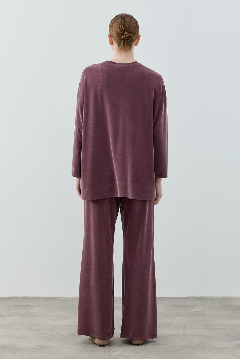 MerWish Bambu Comfi Takım BORDO - 4