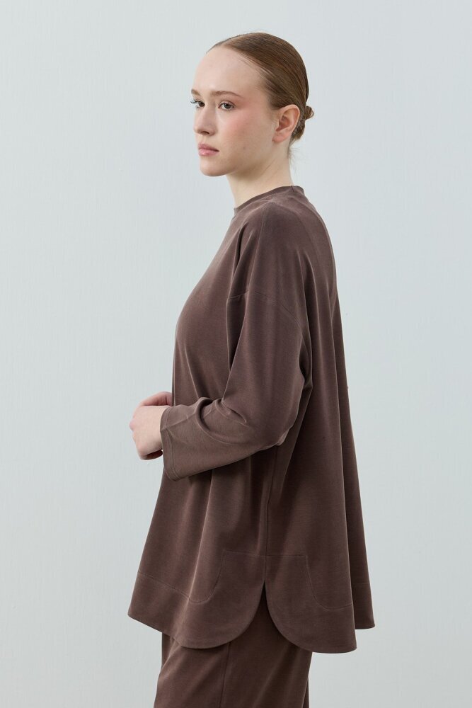 MerWish Bambu Comfi Takım KAHVERENGİ - 2