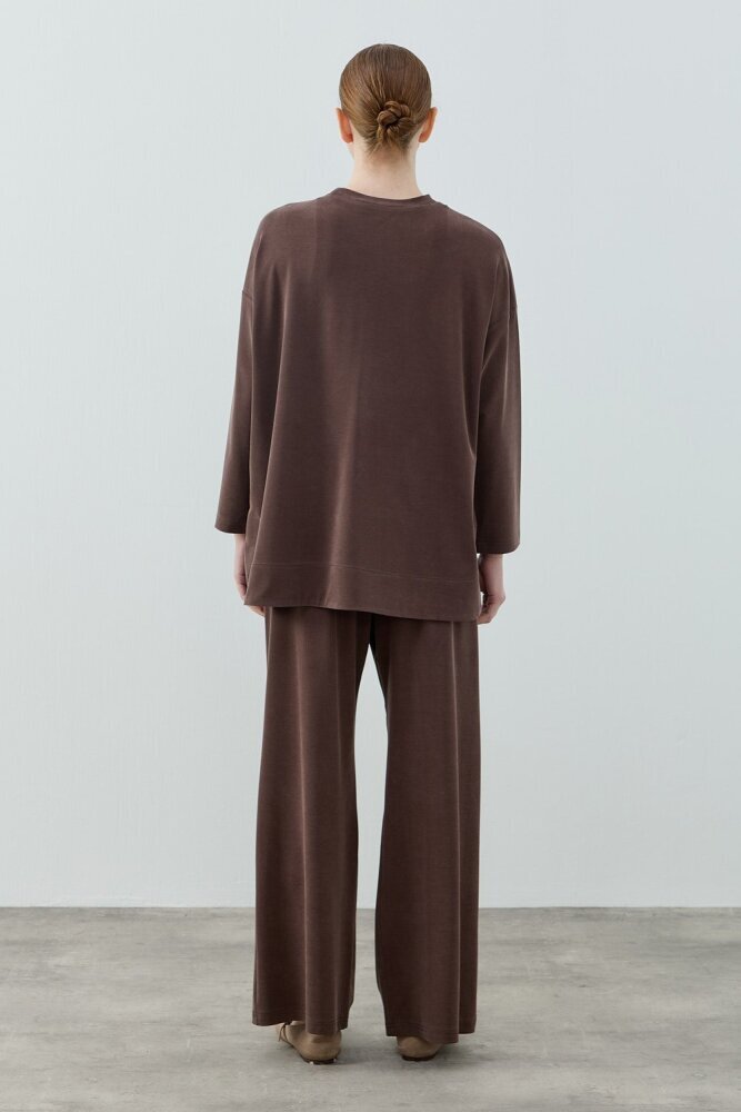 MerWish Bambu Comfi Takım KAHVERENGİ - 3