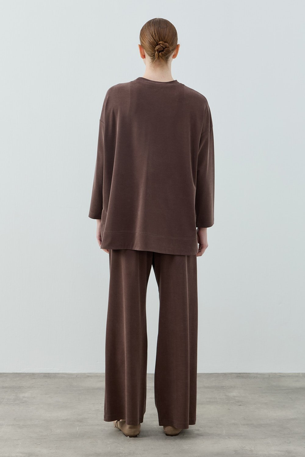 MerWish Bambu Comfi Takım KAHVERENGİ - 3