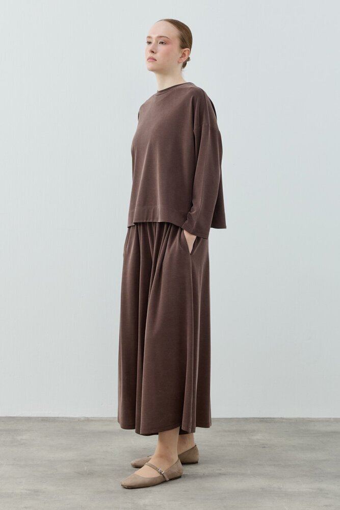 MerWish Basic Bambu Takım KAHVERENGİ - 2