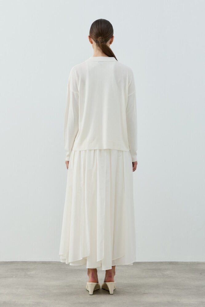 MerWish Basic Triko BEYAZ - 5