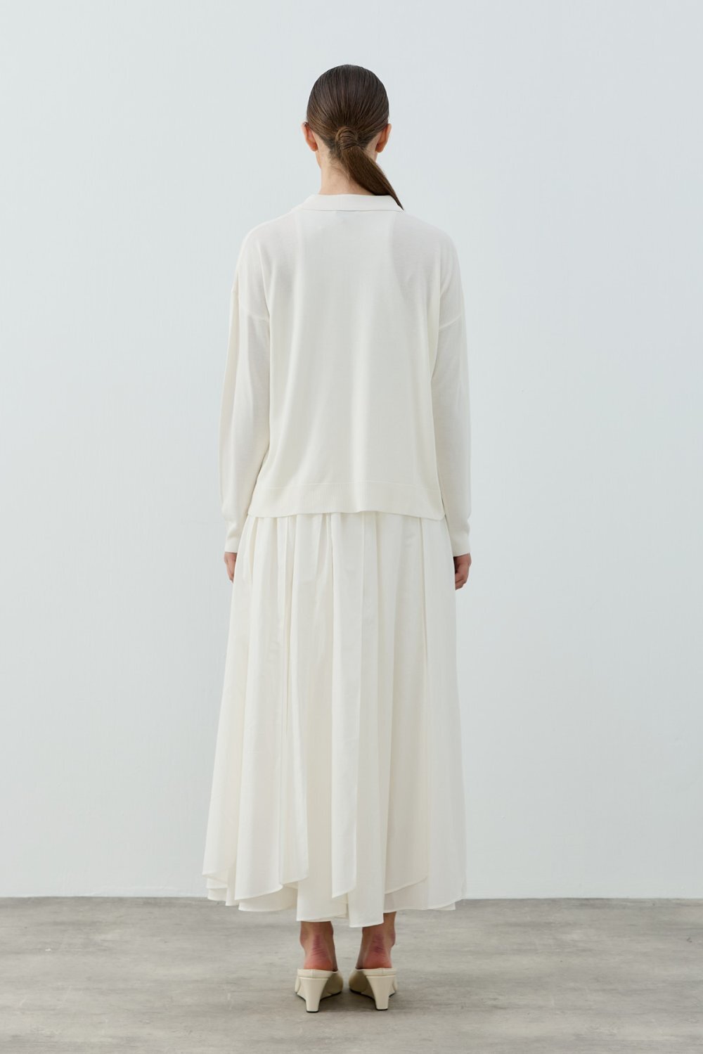 MerWish Basic Triko BEYAZ - 5