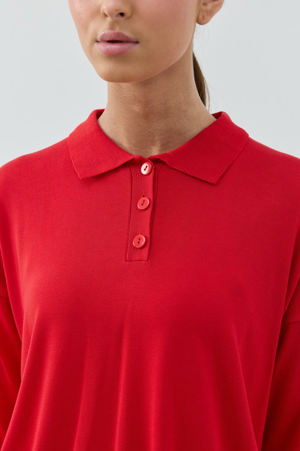 MerWish Basic Triko KIRMIZI - 3