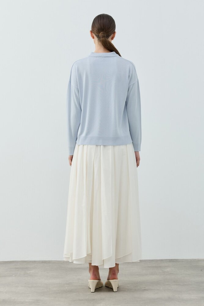 MerWish Basic Triko MAVİ - 4