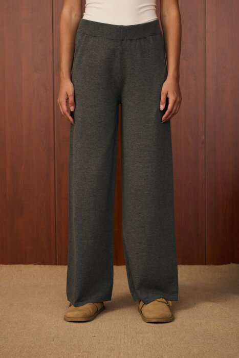 MerWish Basic Triko Pantolon ANTRASİT - 1