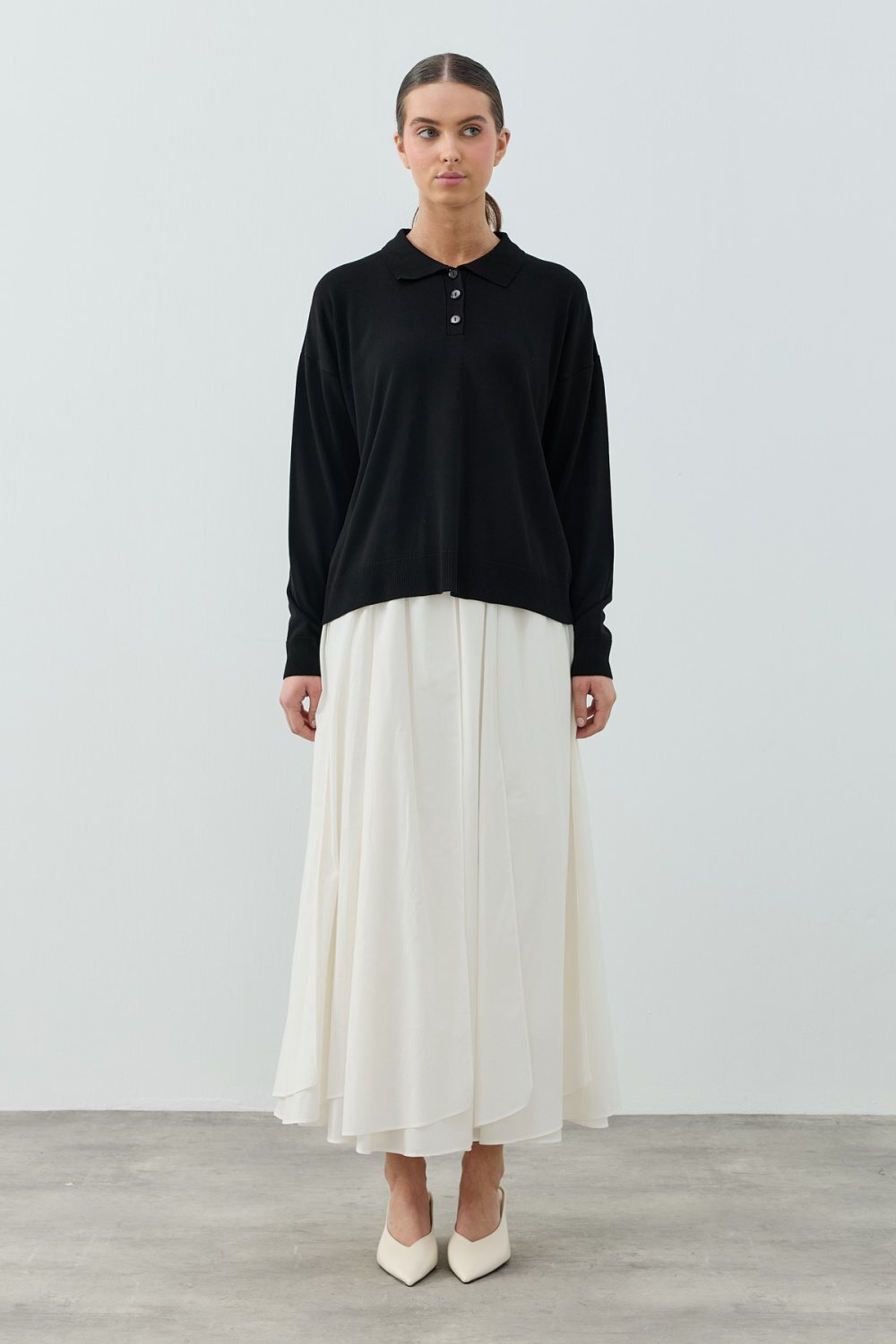 MerWish Basic Triko SİYAH - 2