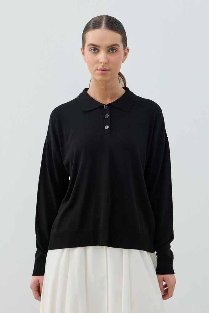 MerWish Basic Triko SİYAH