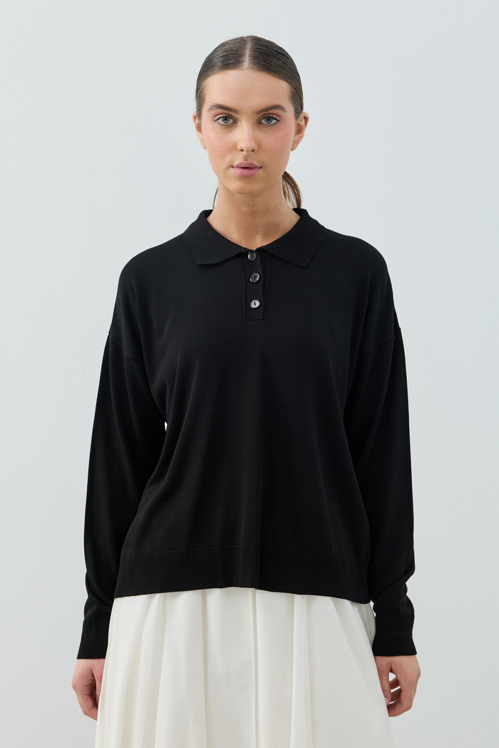 MerWish Basic Triko SİYAH - 1