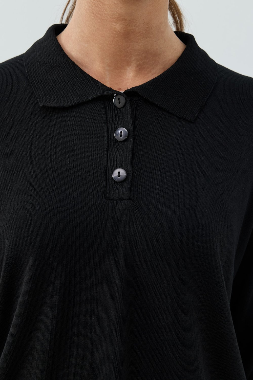 MerWish Basic Triko SİYAH - 3