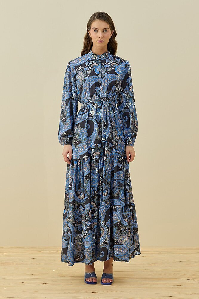 MerWish Bloom Elbise LACİVERT