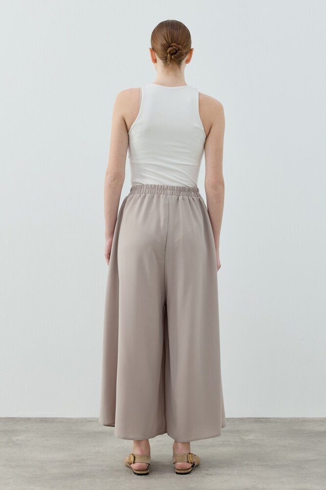 MerWish Comfy Krep Pant/Etek VİZON - 3