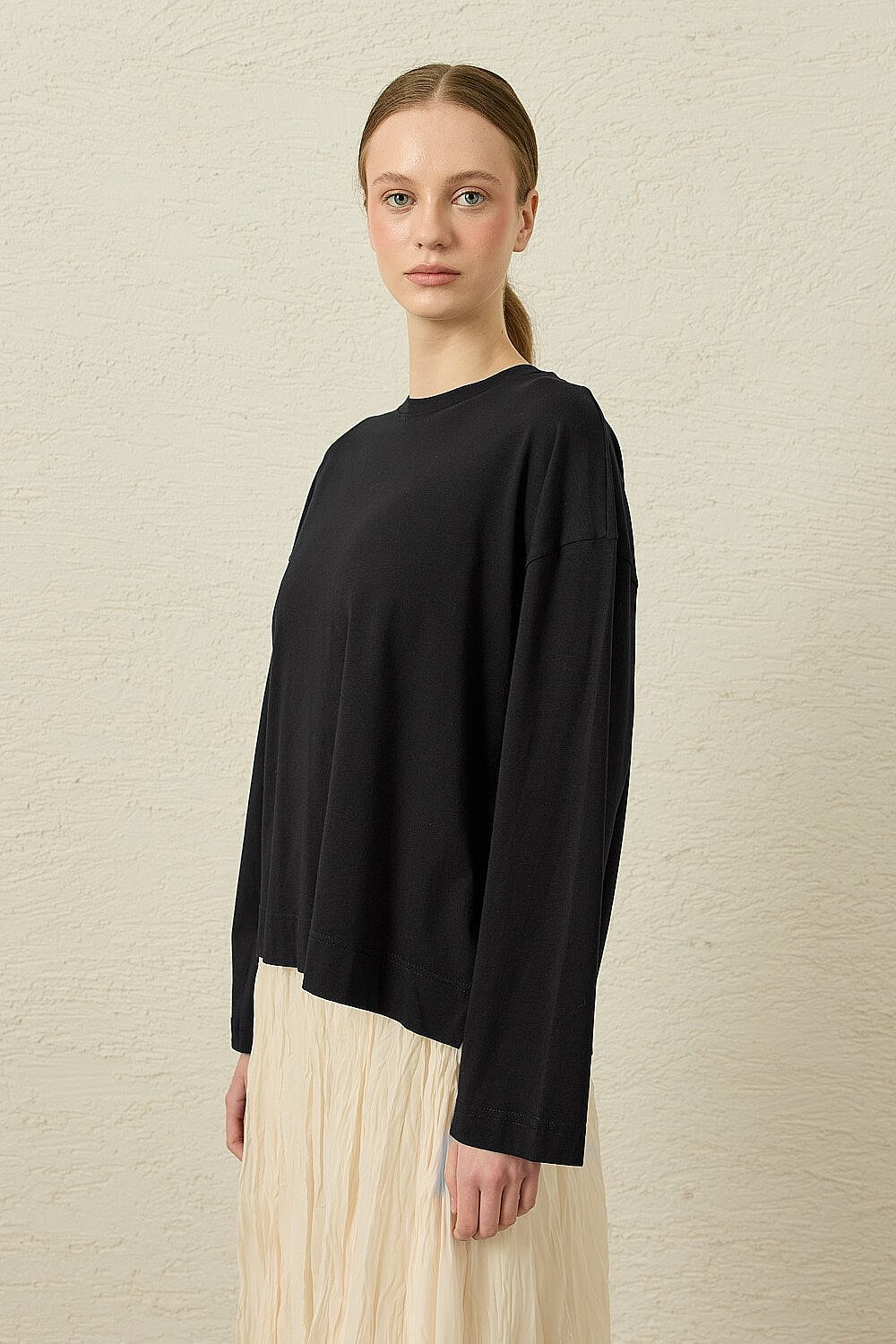 MerWish Comfy Penye Tunik SİYAH - 2