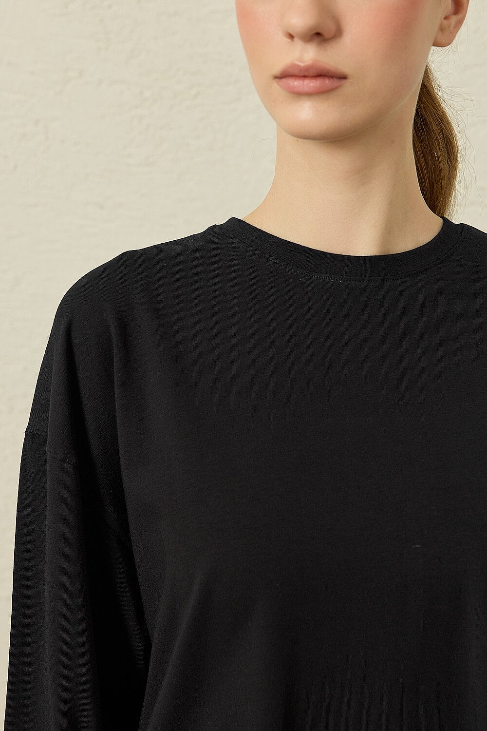 MerWish Comfy Penye Tunik SİYAH - 3