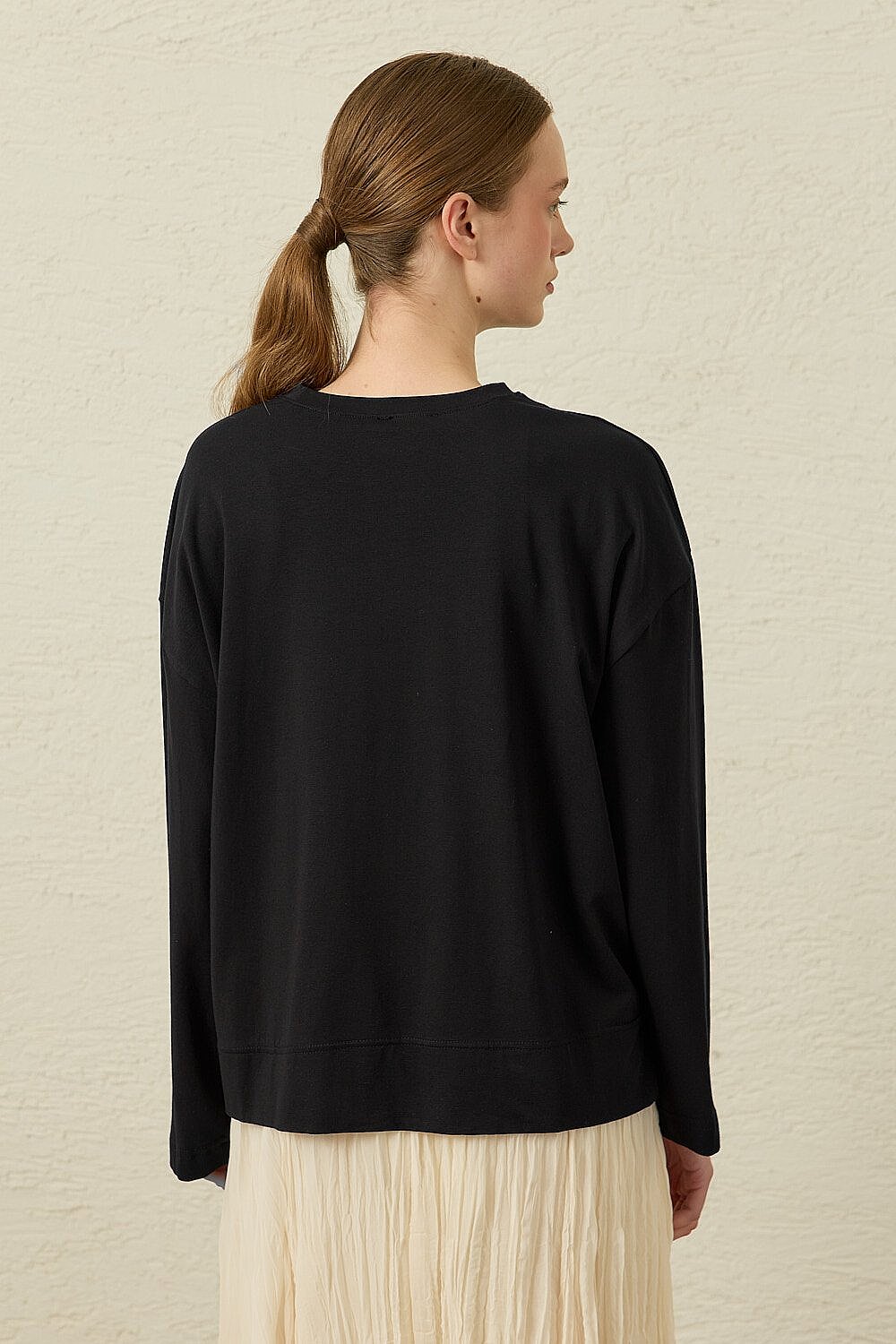 MerWish Comfy Penye Tunik SİYAH - 4