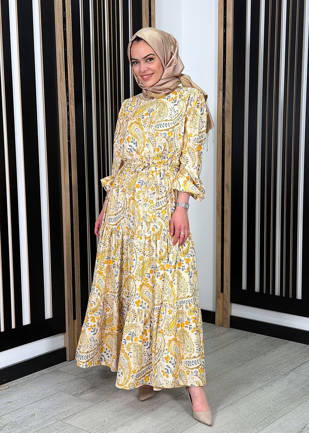 MerWish Estate Elbise SARI - 1