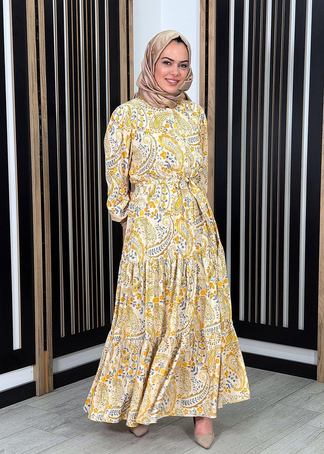 MerWish Estate Elbise SARI - 2
