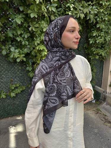 MerWish Etnic Şal SİYAH - 1