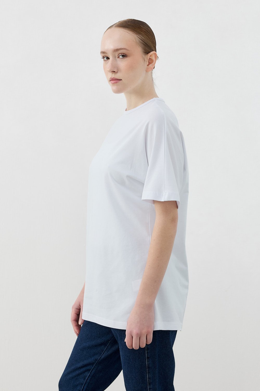 MerWish Kısa Kol Tshirt BEYAZ - 3