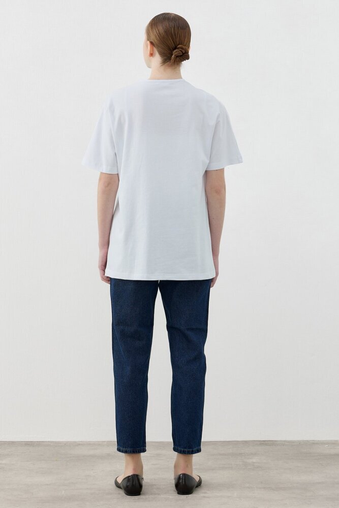 MerWish Kısa Kol Tshirt BEYAZ - 4