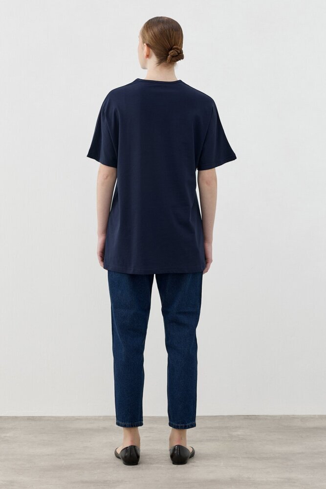 MerWish Kısa Kol Tshirt LACİVERT - 4