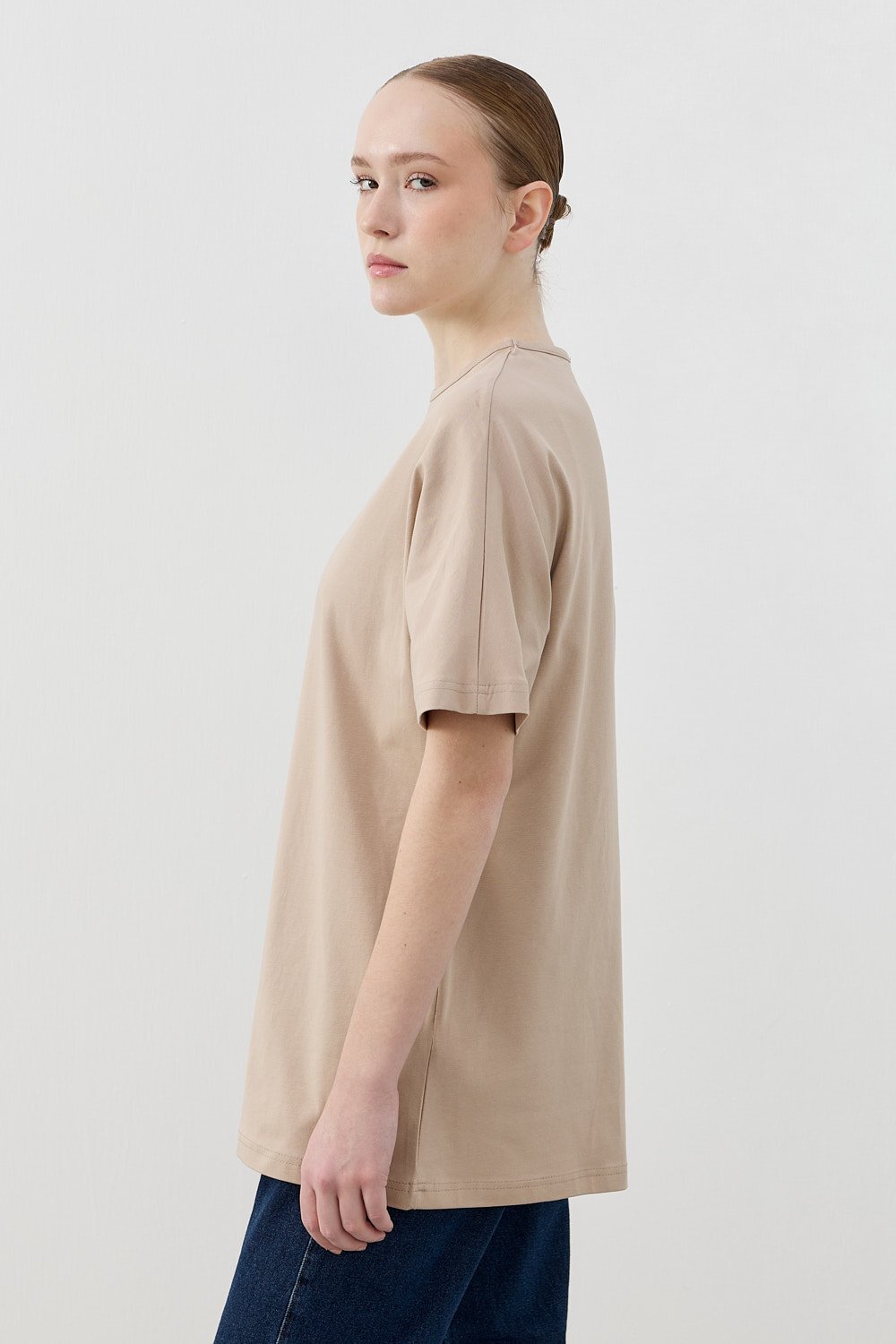 MerWish Kısa Kol Tshirt VİZON - 3