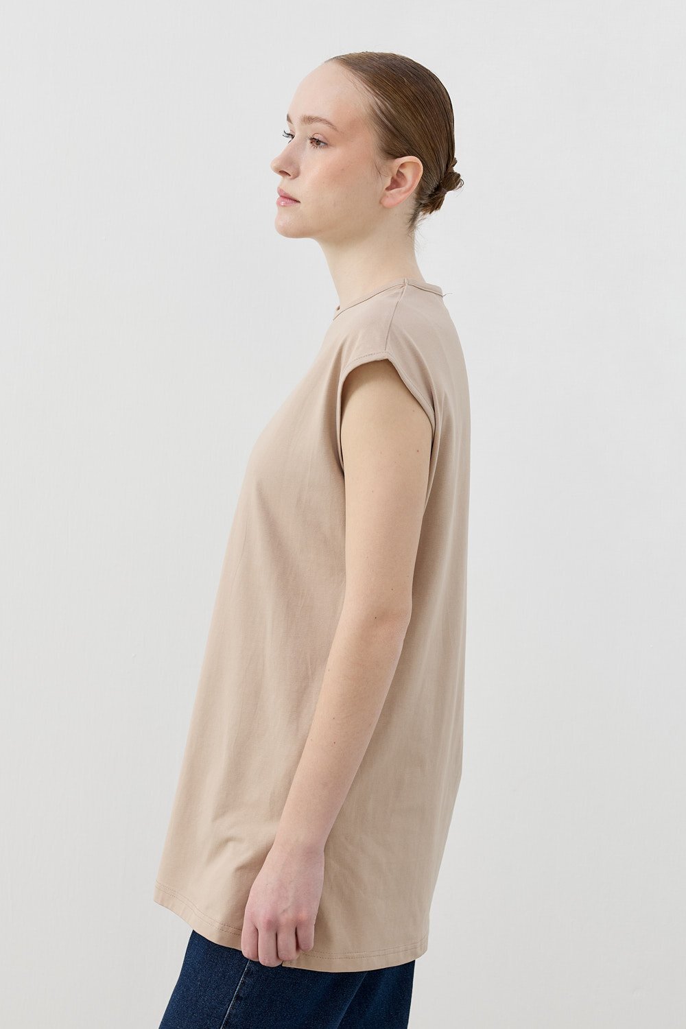 MerWish Kolsuz Tshirt VİZON - 2