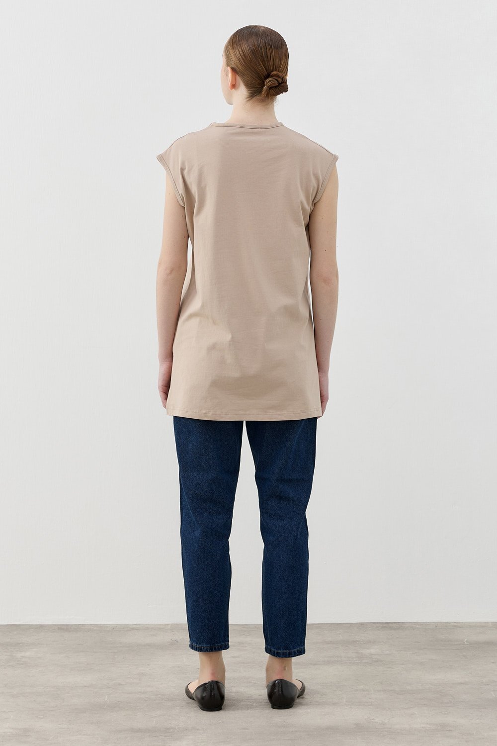 MerWish Kolsuz Tshirt VİZON - 3