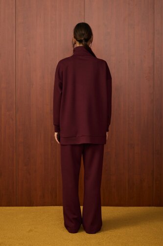 MerWish Lolly Basic Takım BORDO - 4