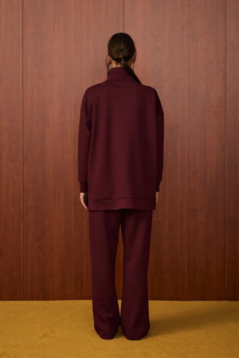 MerWish Lolly Basic Takım BORDO - 4