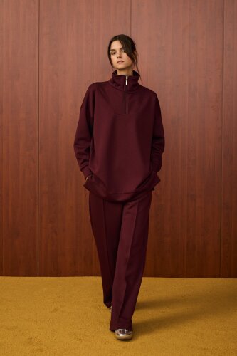 MerWish Lolly Basic Takım BORDO - 5