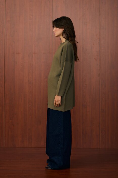 MerWish Makas Triko Tunik HAKİ - 3