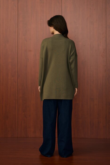 MerWish Makas Triko Tunik HAKİ - 5
