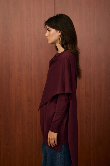 MerWish Meryy Triko Tunik BORDO - 2