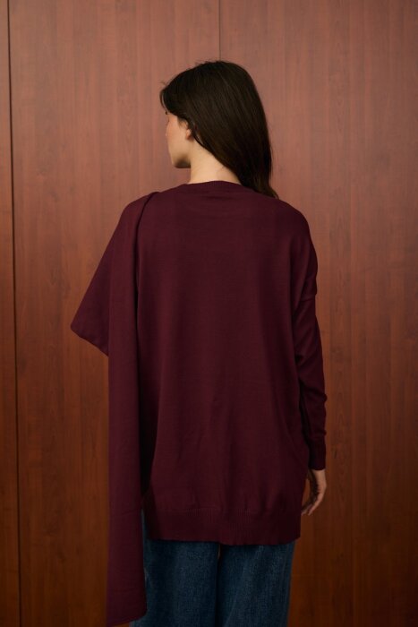 MerWish Meryy Triko Tunik BORDO - 4